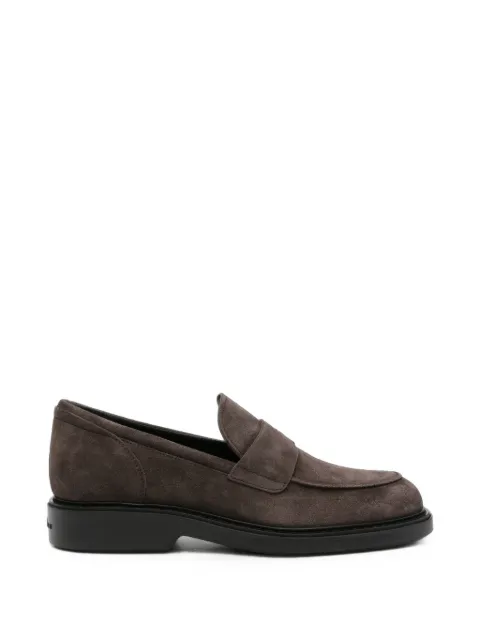 Hogan suede loafers