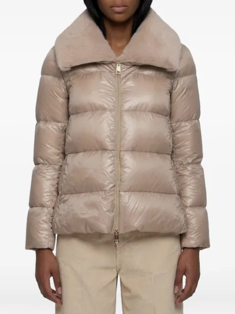 Herno fur-collar padded jacket