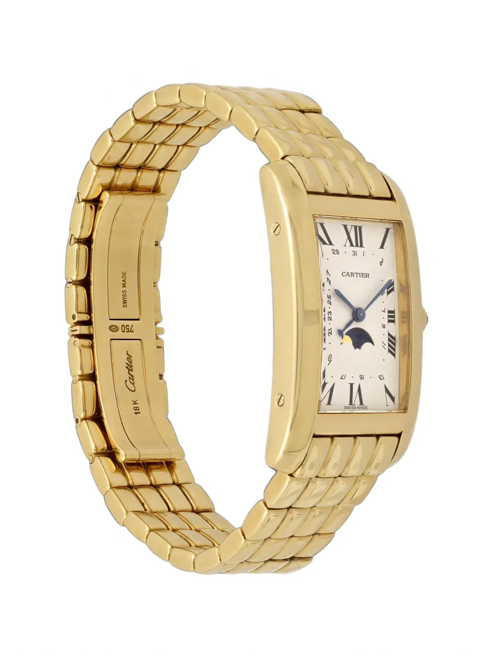 Cartier Tank Americaine Moon Phase 31mm watch - Weiß