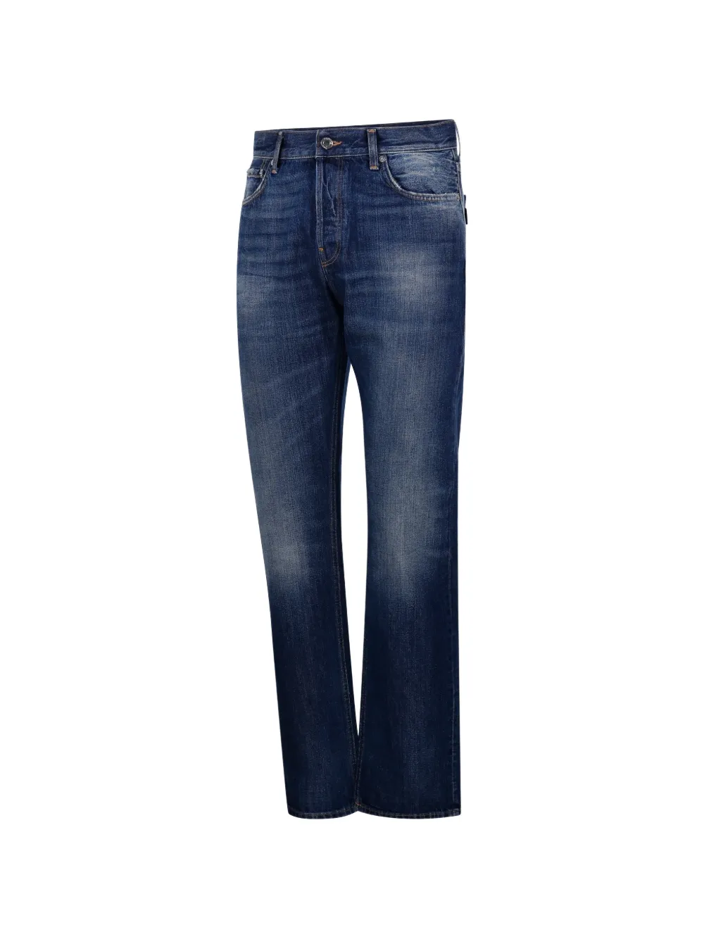 Haikure Straight jeans met vervaagd effect Blauw