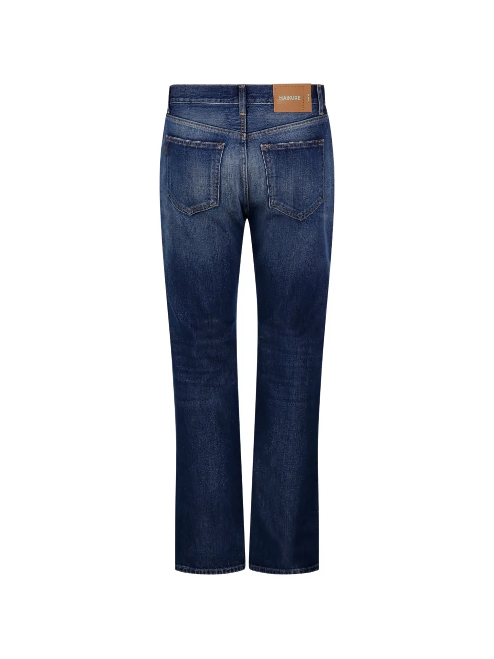 Haikure Straight jeans met vervaagd effect Blauw