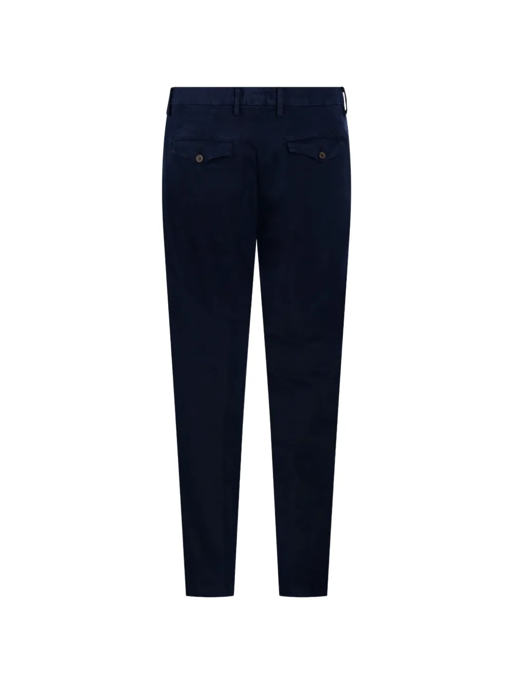Myths Broek met geplooid detail en knoopsluiting Blauw