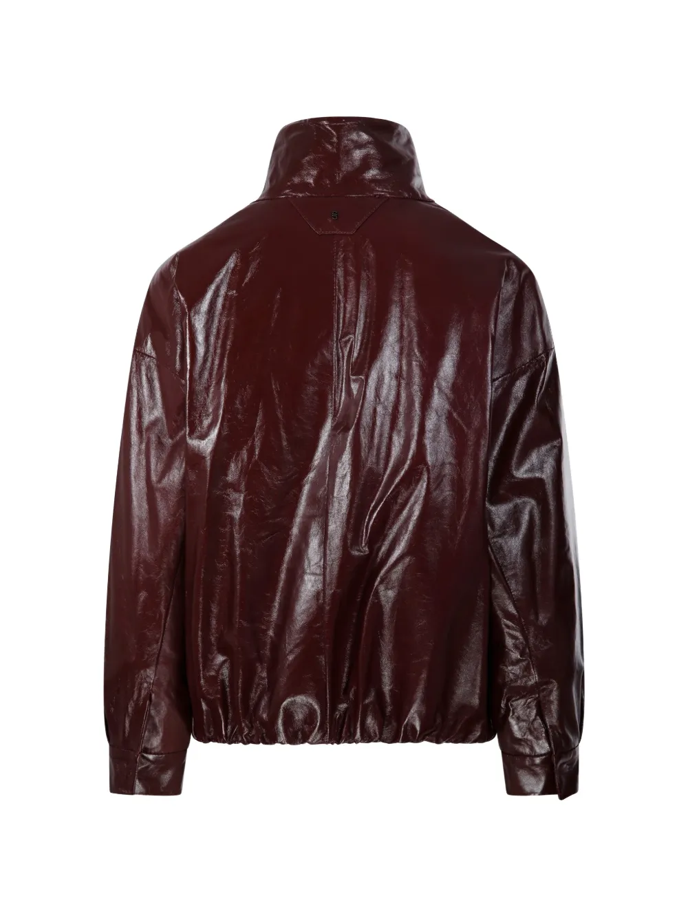 Salvatore Santoro Jack met elastische afwerking en hoge hals Rood