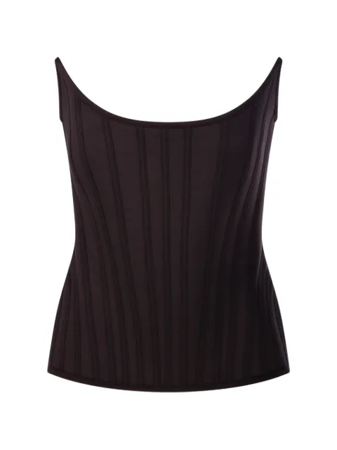 Giuseppe Di Morabito top estilo corset de canalé