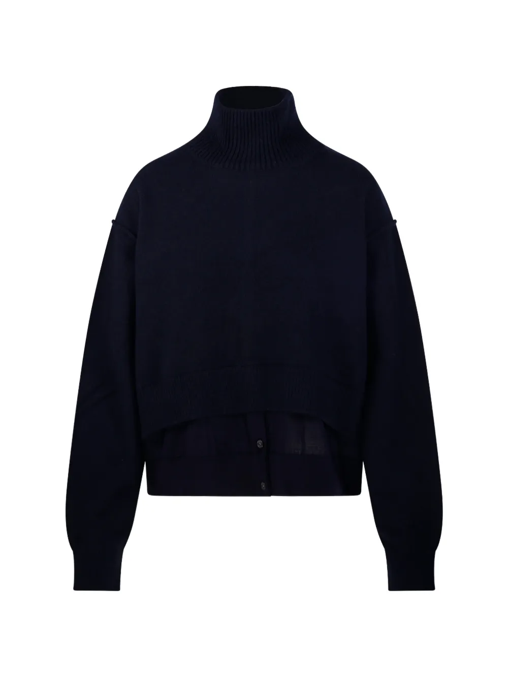 RE CODE pull superposé à col roulé | bleu | Image 1