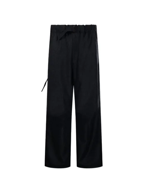 DARKPARK Jordan belted wide-leg wool trousers
