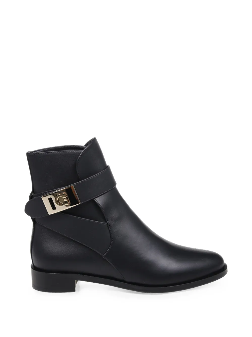 Ferragamo Hug buckle ankle boots - Nero