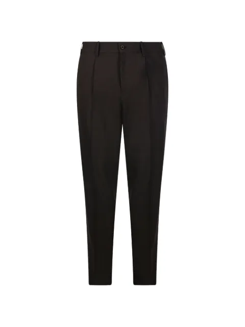 Santaniello pleated tapered-leg trousers