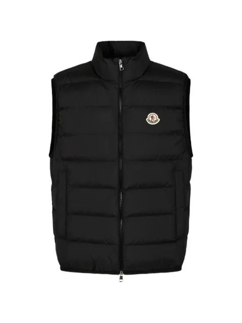 Moncler quilted logo-patch gilet