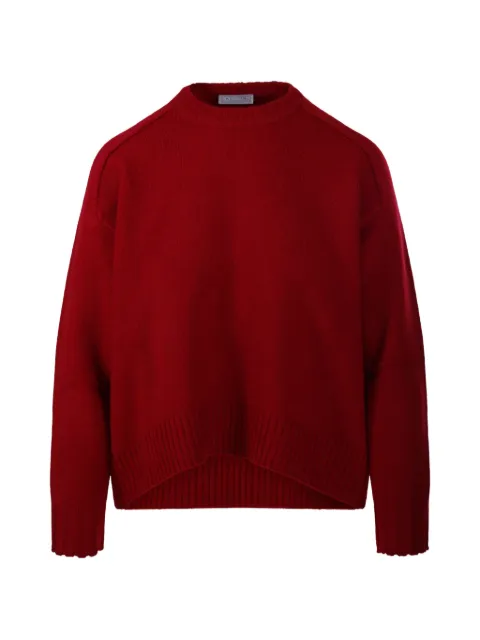 BeYou ribbed-trim drop-shoulder sweater