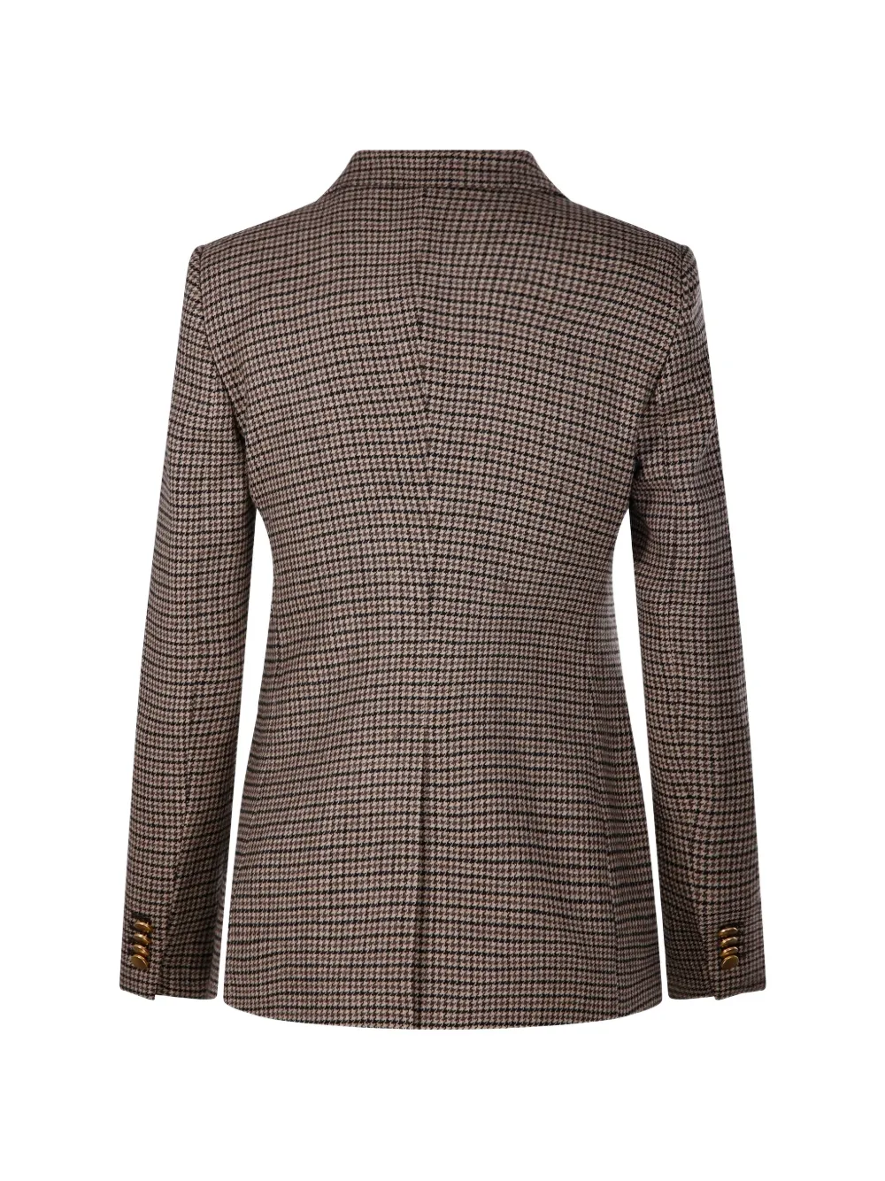 Tagliatore Parigi blazer met pied-de-poule print en dubbele rij knopen Bruin