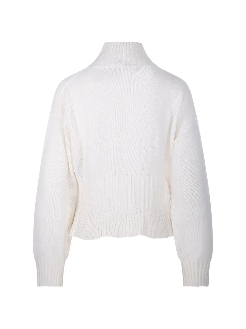 Allude Ribgebreide coltrui Wit