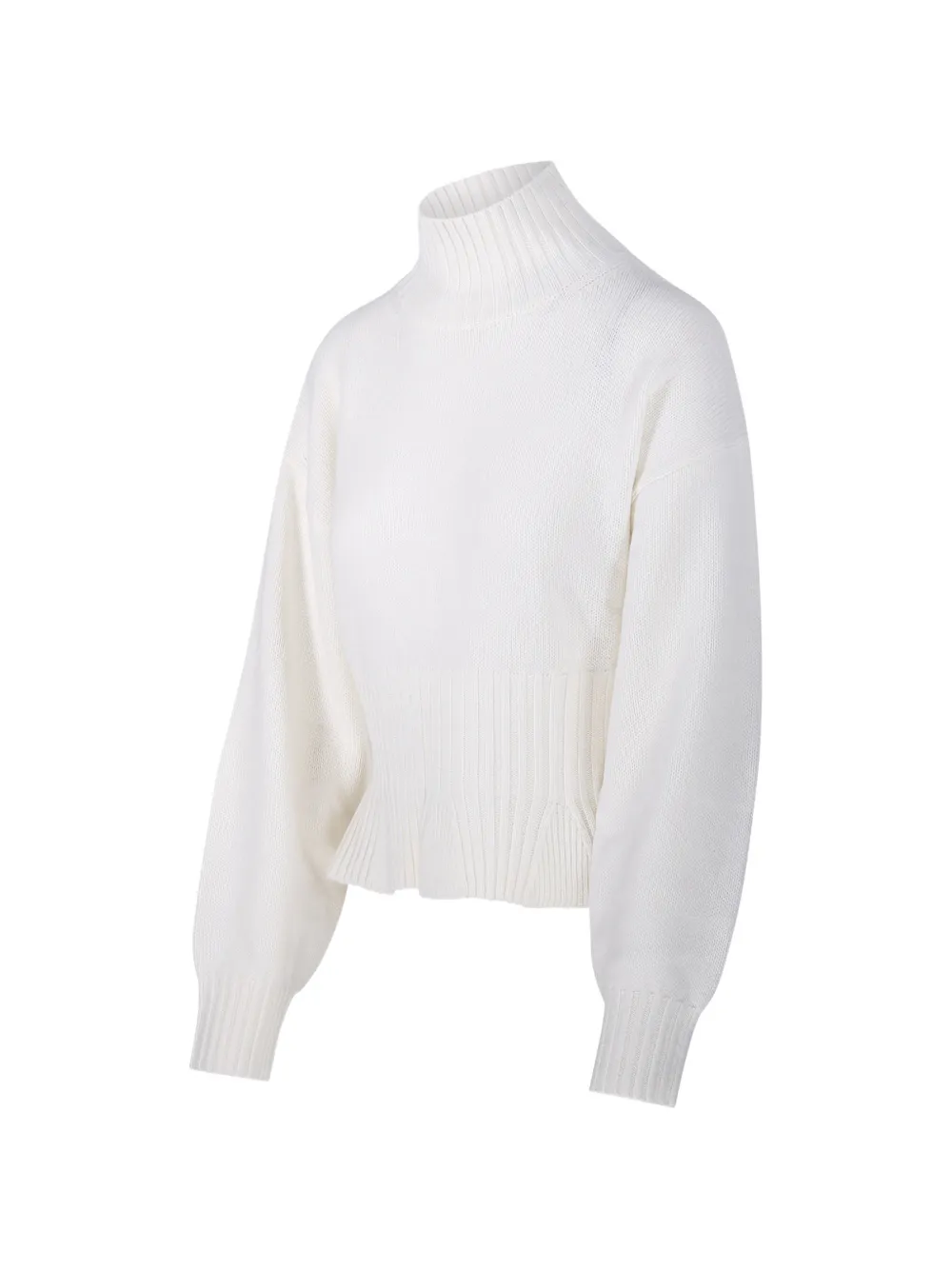 Allude Ribgebreide coltrui Wit
