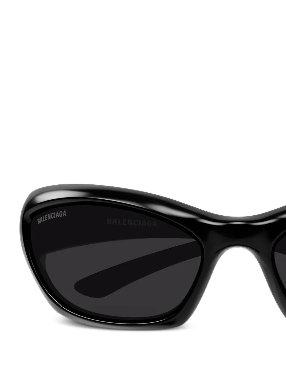 Balenciaga Eyewear rectangular-frame sunglasses Zwart