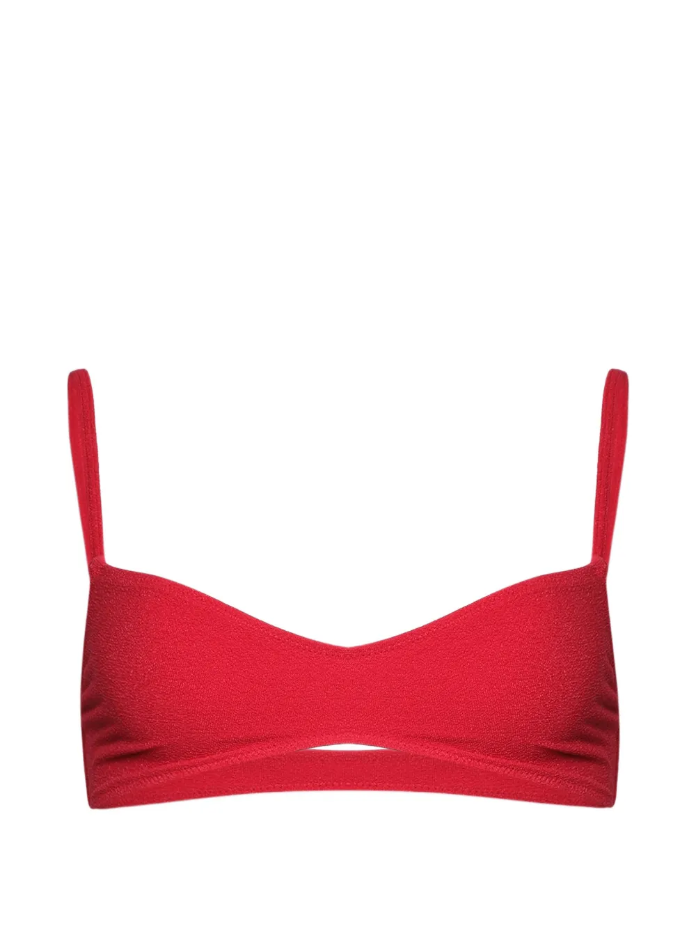 Bond-eye Mae Crop bikini top - Rot
