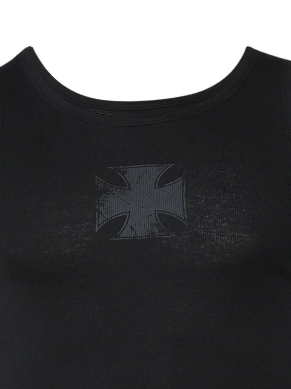 VETEMENTS Biker Cross tanktop met print Zwart