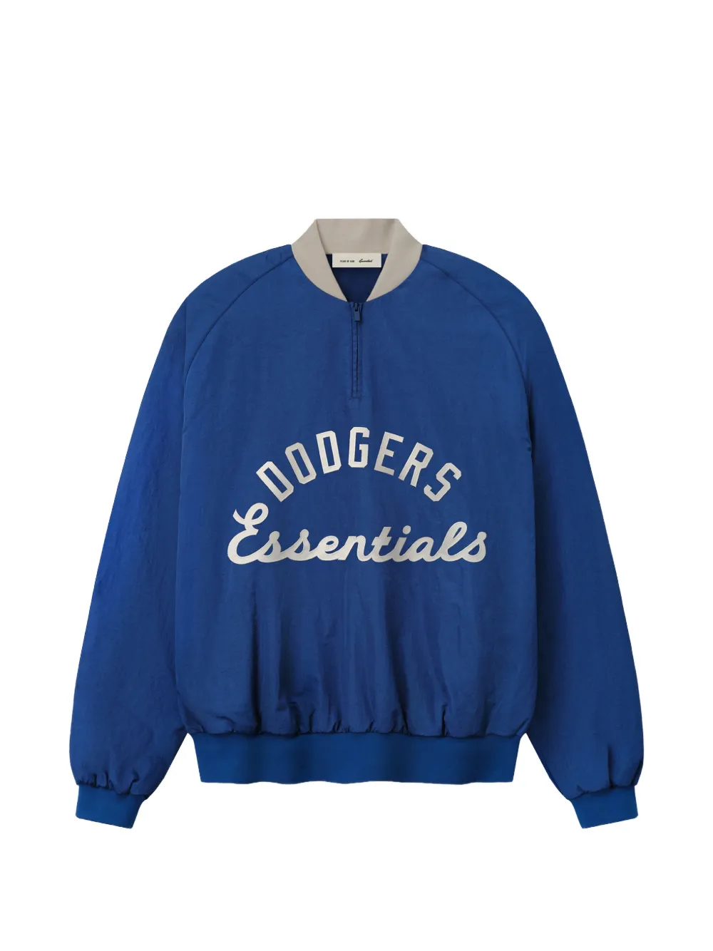 FEAR OF GOD ESSENTIALS Dodgers half-zip pullover Blauw