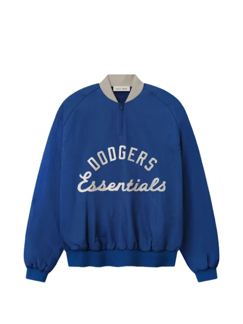 FEAR OF GOD ESSENTIALS Dodgers half-zip pullover