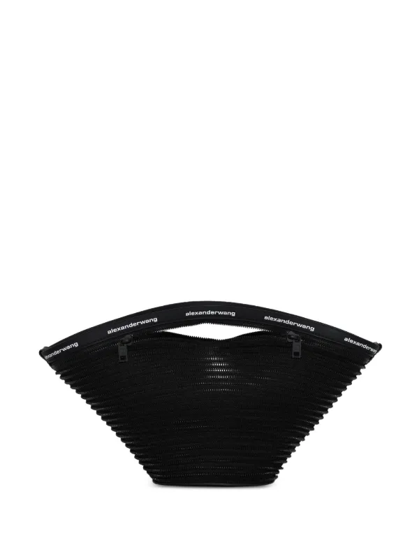 Alexander Wang Small Disc Zipper Tote Bag in Black