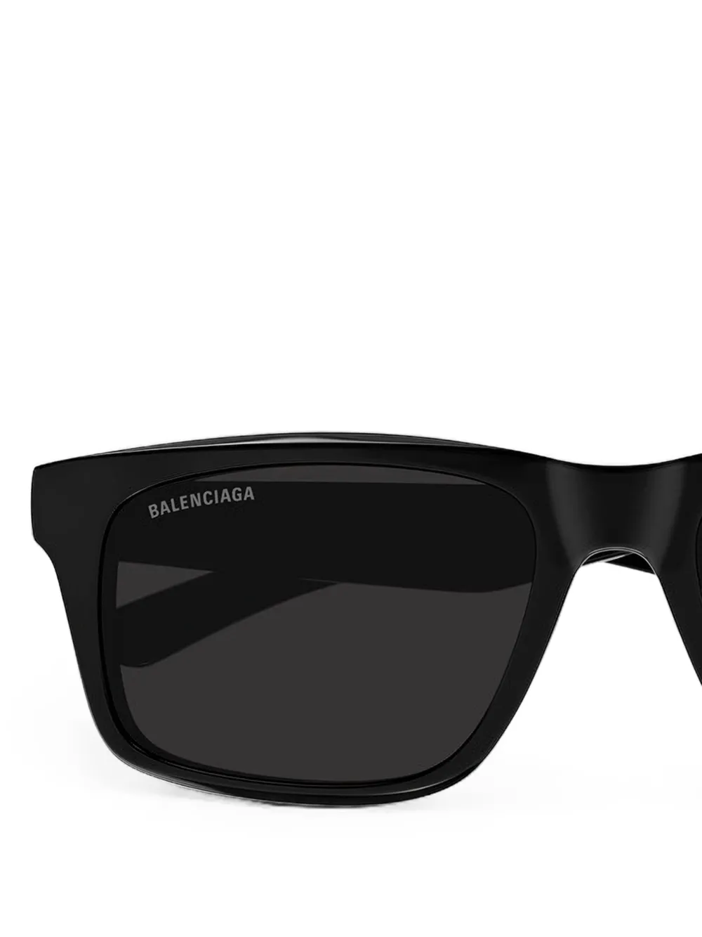 Balenciaga Eyewear Zonnebril met rechthoekig montuur Zwart