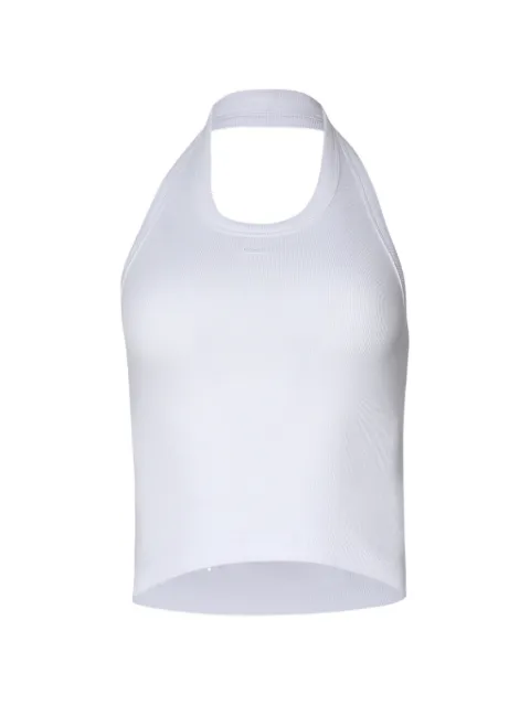 VETEMENTS halterneck ribbed tank top