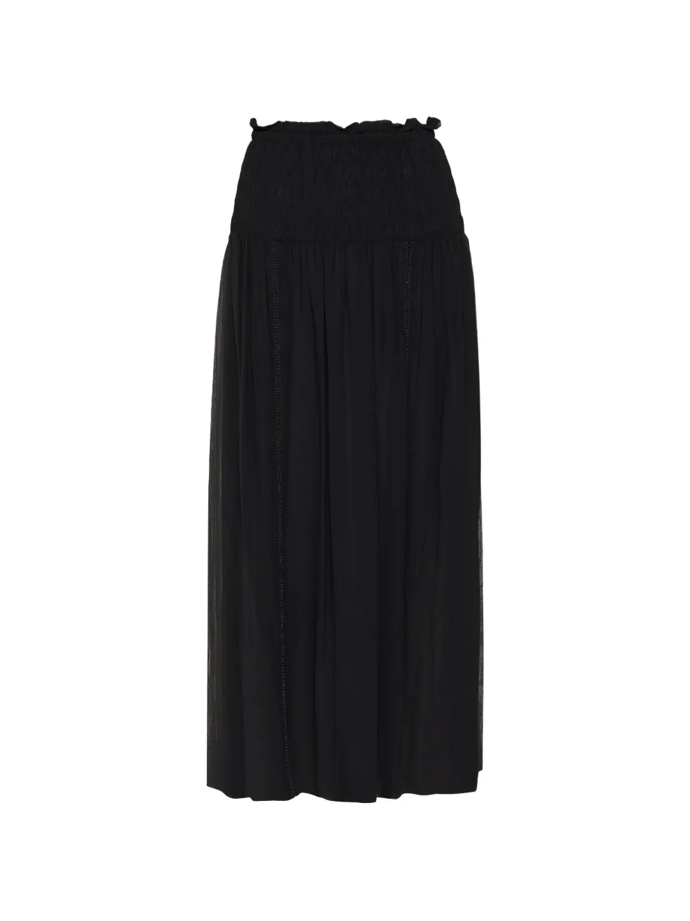 ISABEL MARANT Nerly silk skirt - Nero