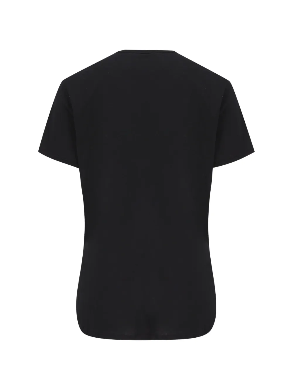 FENDI T-shirt met V-hals Zwart