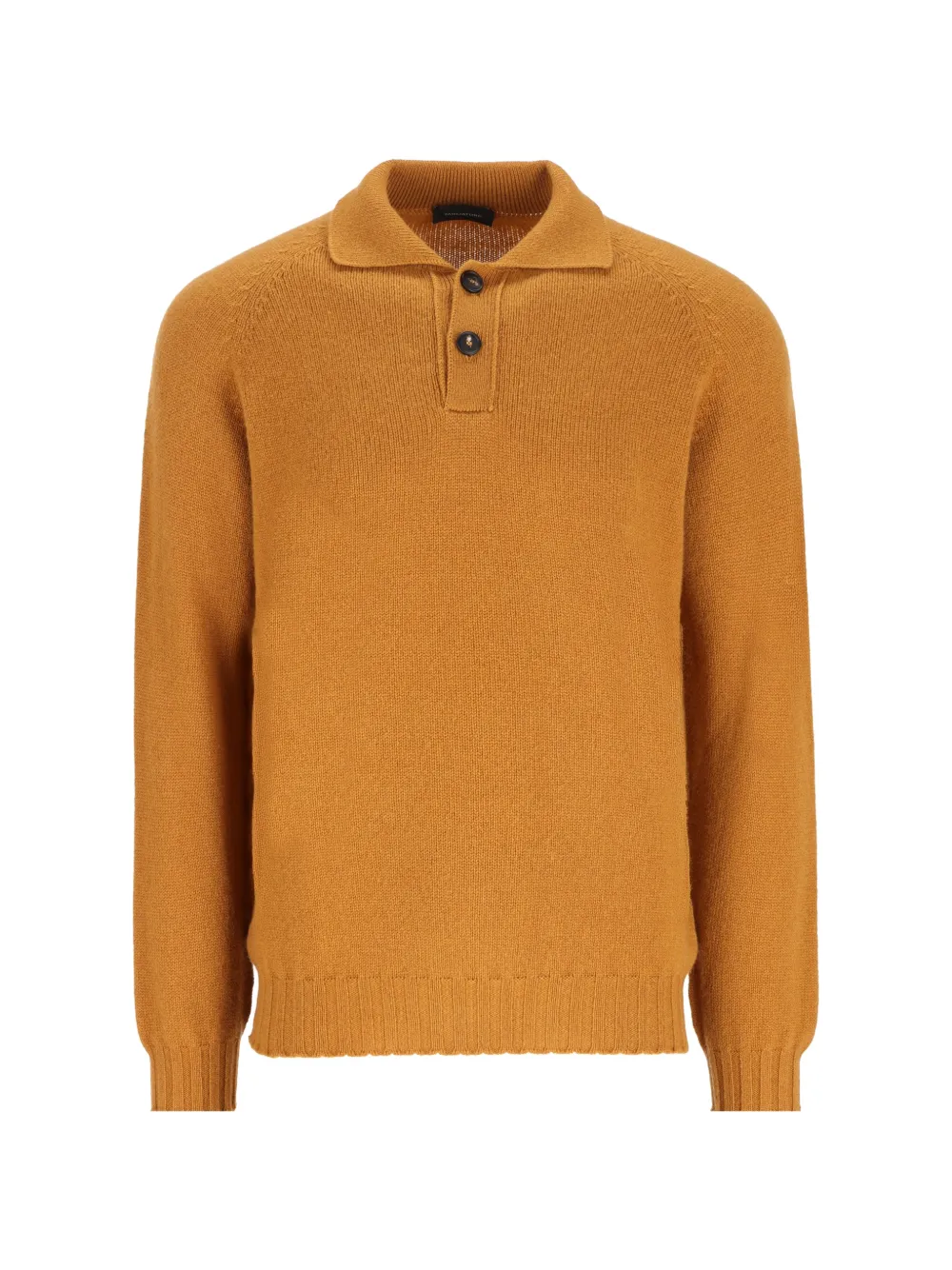 Tagliatore button-placket sweater - Orange