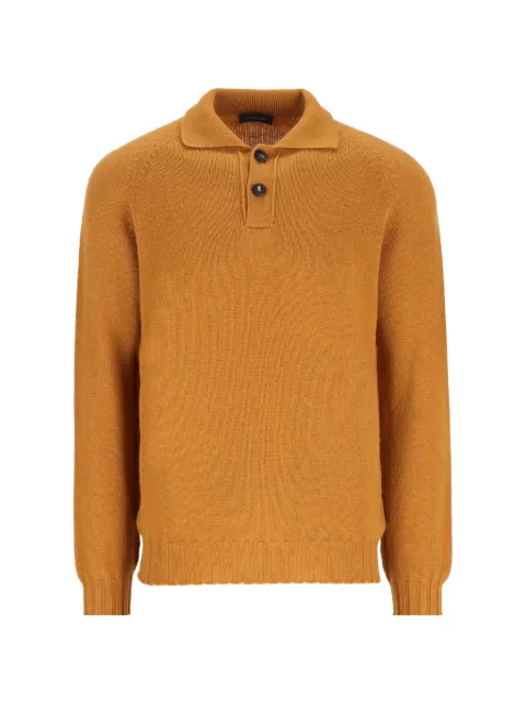 Tagliatore button-placket sweater