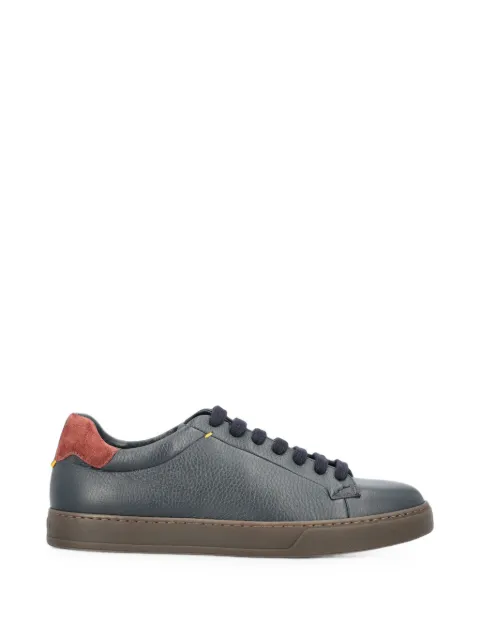 Doucal's pebbled lace-up sneakers