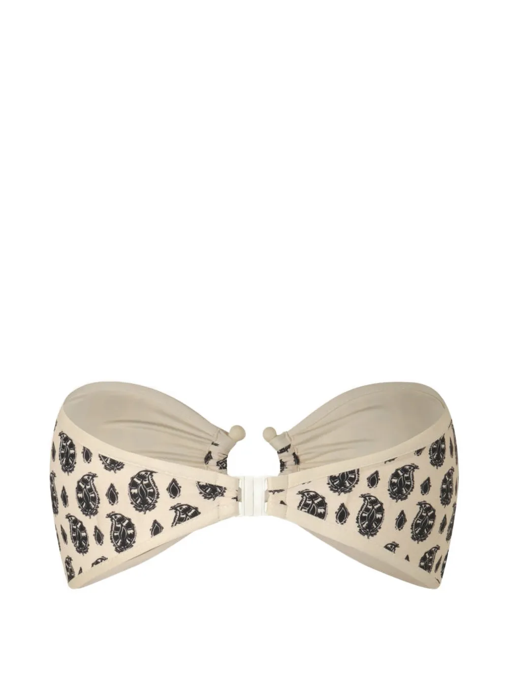 Johanna Ortiz Seawaters bikinitop met paisley-print Beige