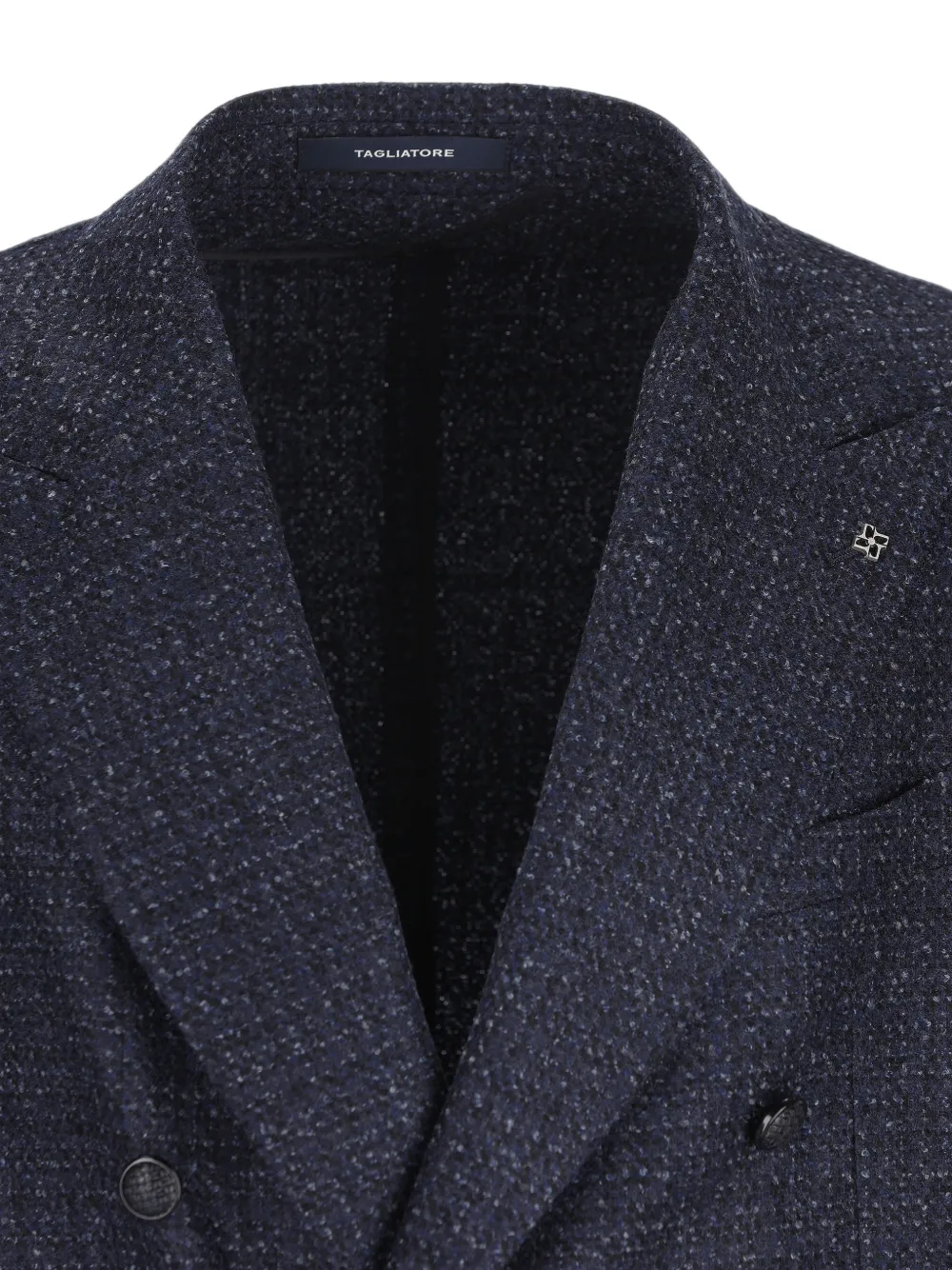 Tagliatore Jack met puntige revers en dubbele rij knopen Blauw