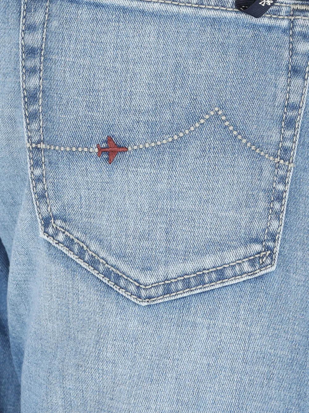 Jacob Cohën Bard embroidered-logo straight-leg jeans Blauw