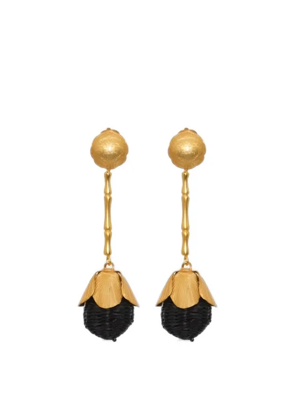 Johanna Ortiz Rooted in Light Earrings in Gold
