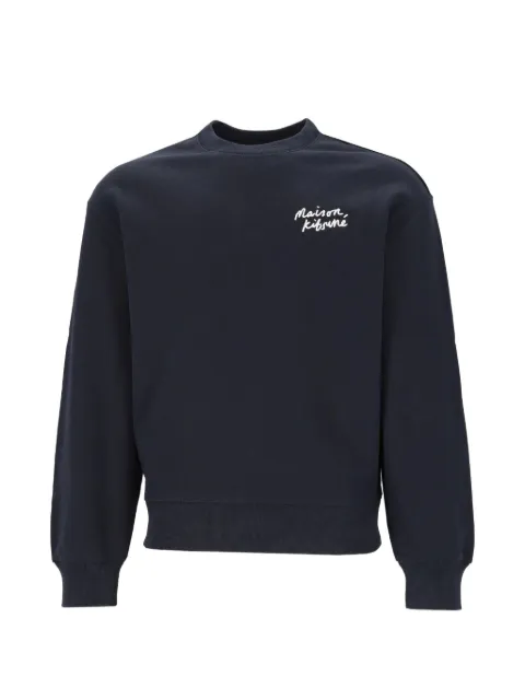 Maison Kitsuné Handwriting logo-embroidered hoodie
