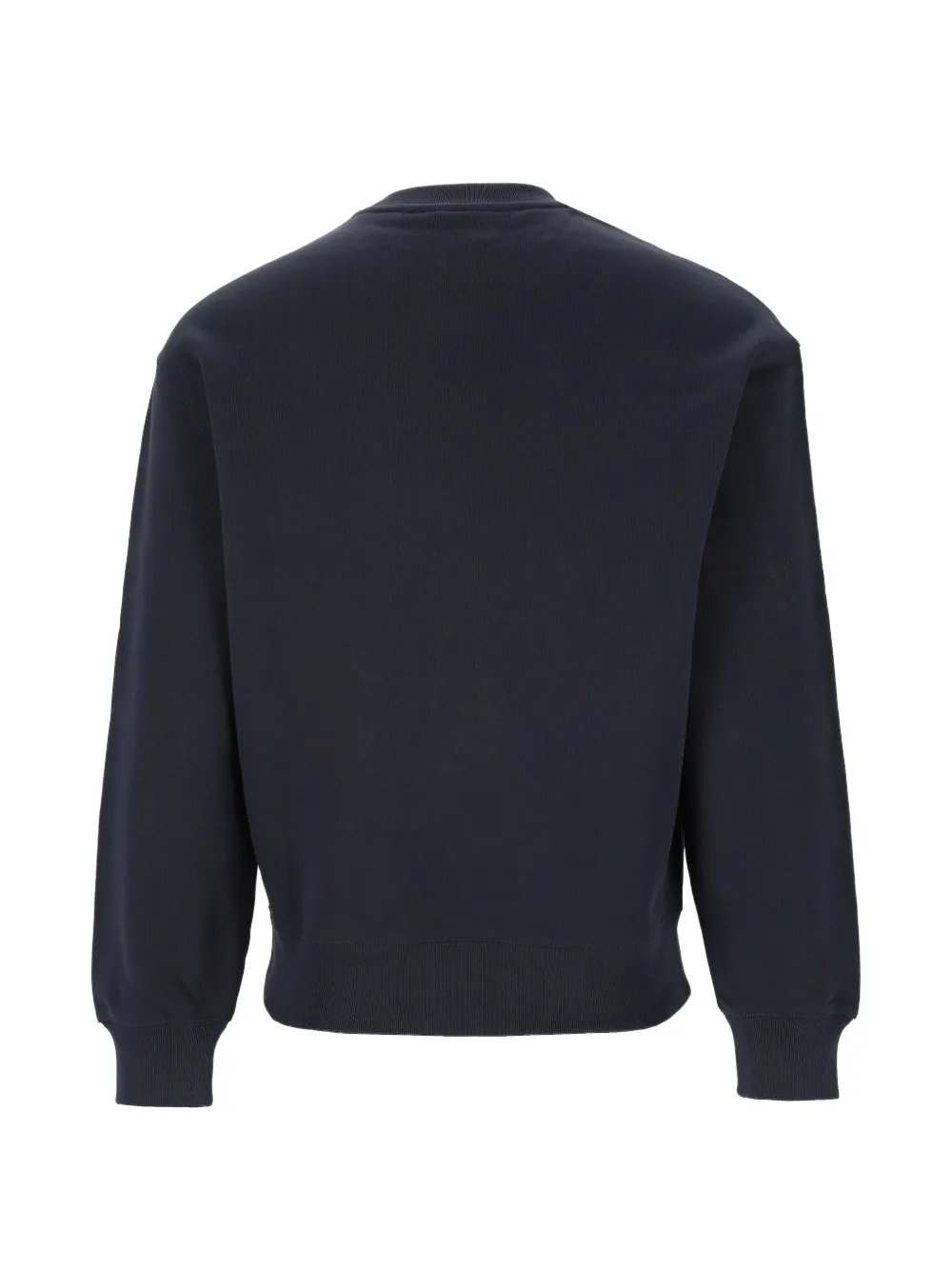 Maison Kitsuné Handwriting logo-embroidered hoodie Blauw