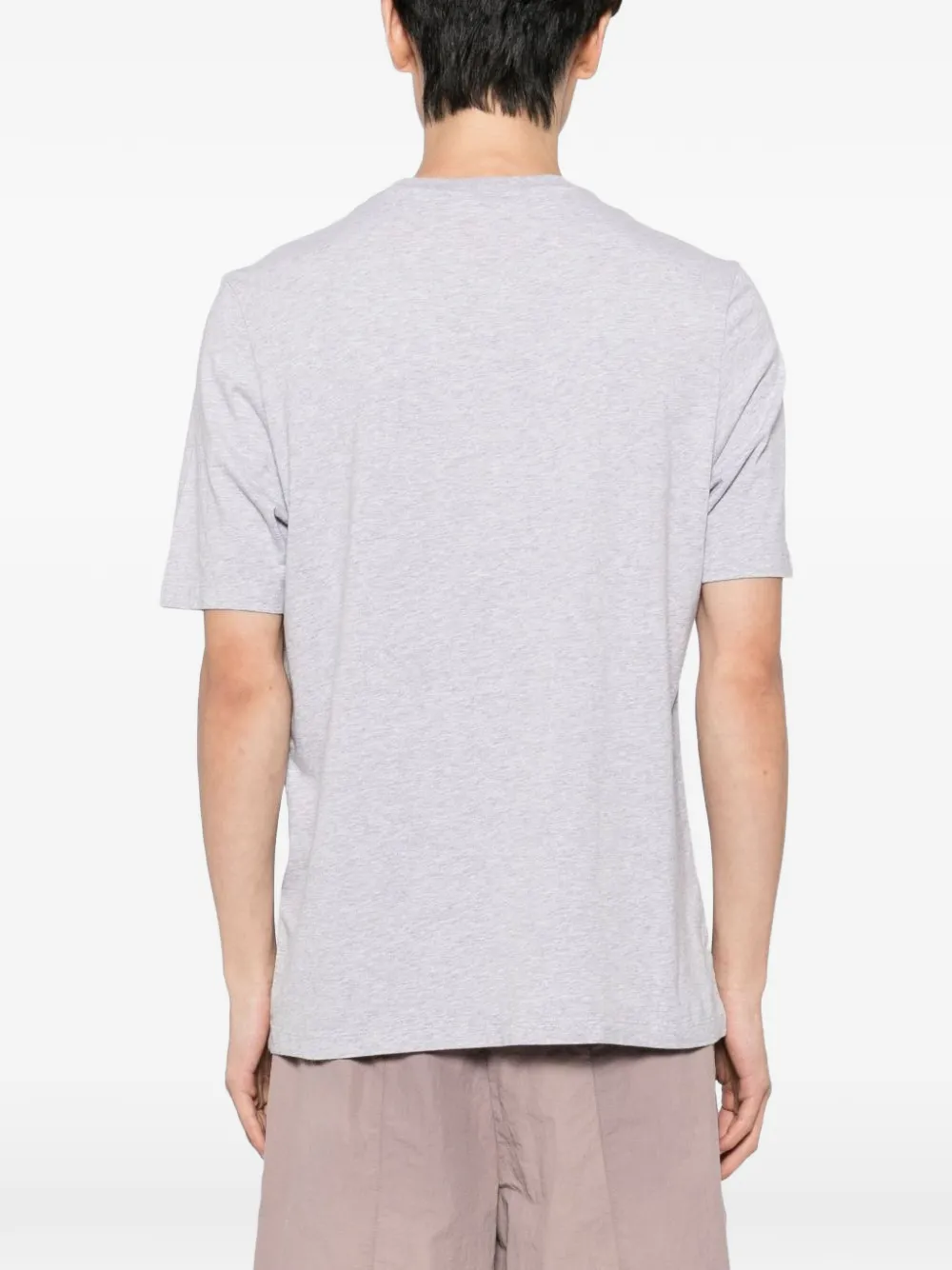 Maison Kitsuné T-shirt met vossenkop Grijs