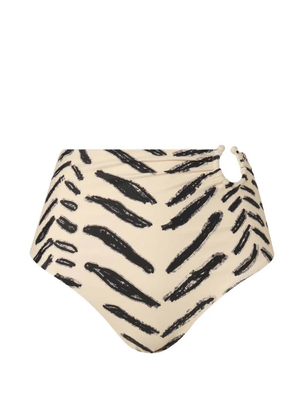Johanna Ortiz Slip bikini Taita con ruches - Toni neutri