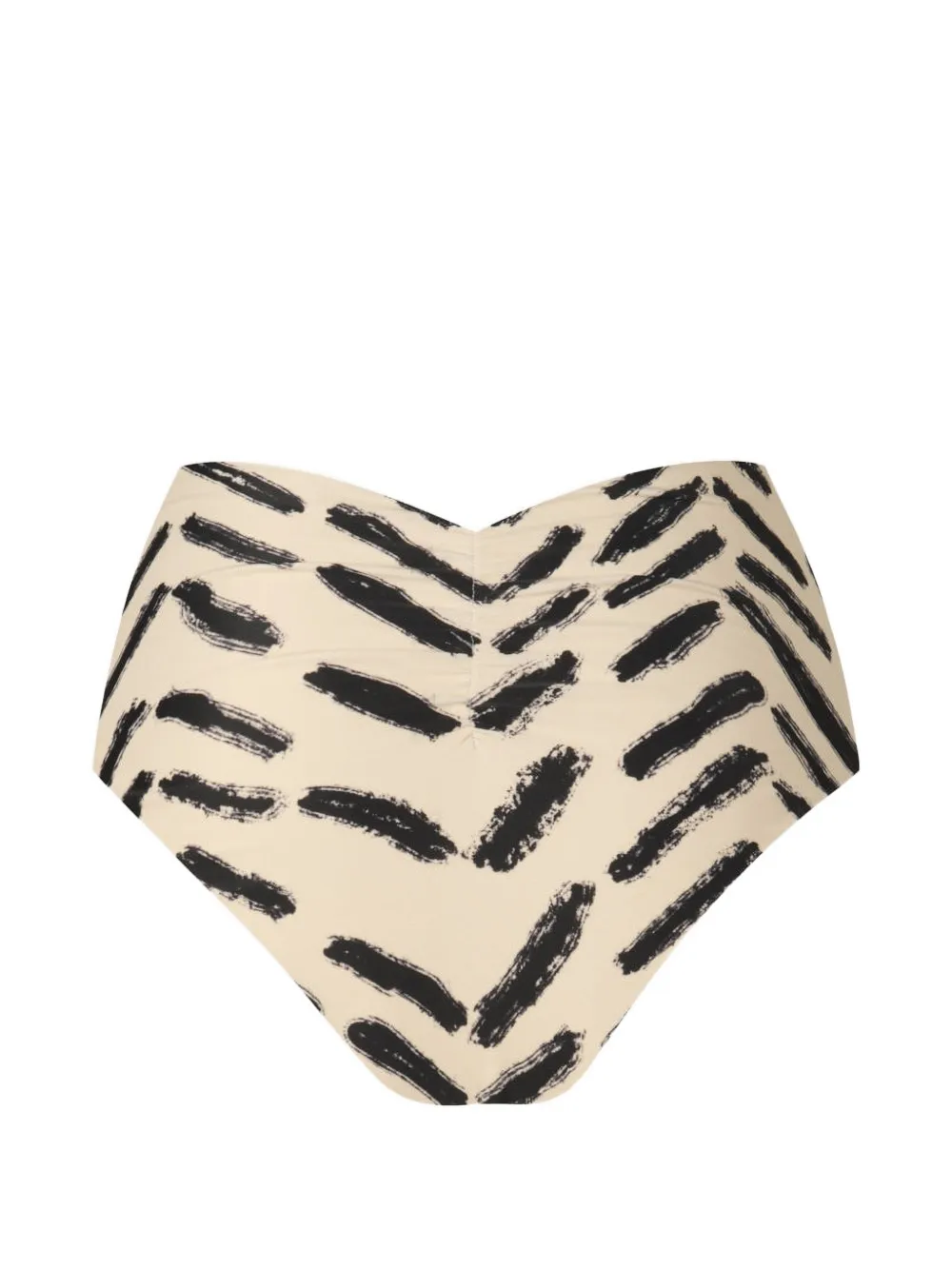 Johanna Ortiz Taita bikinislip met print Beige