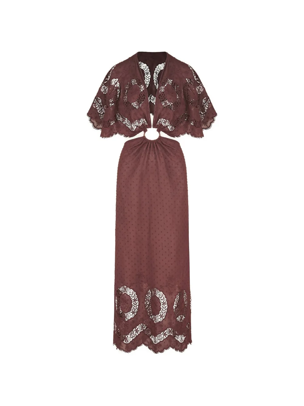 Johanna Ortiz Paradise maxi dress - Rosso