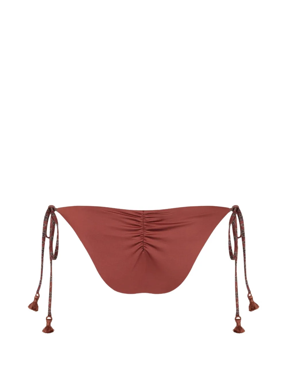 Johanna Ortiz Sagrado bikinislip met paisley-print Bruin