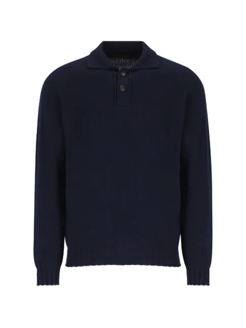 Tagliatore button-collar sweater