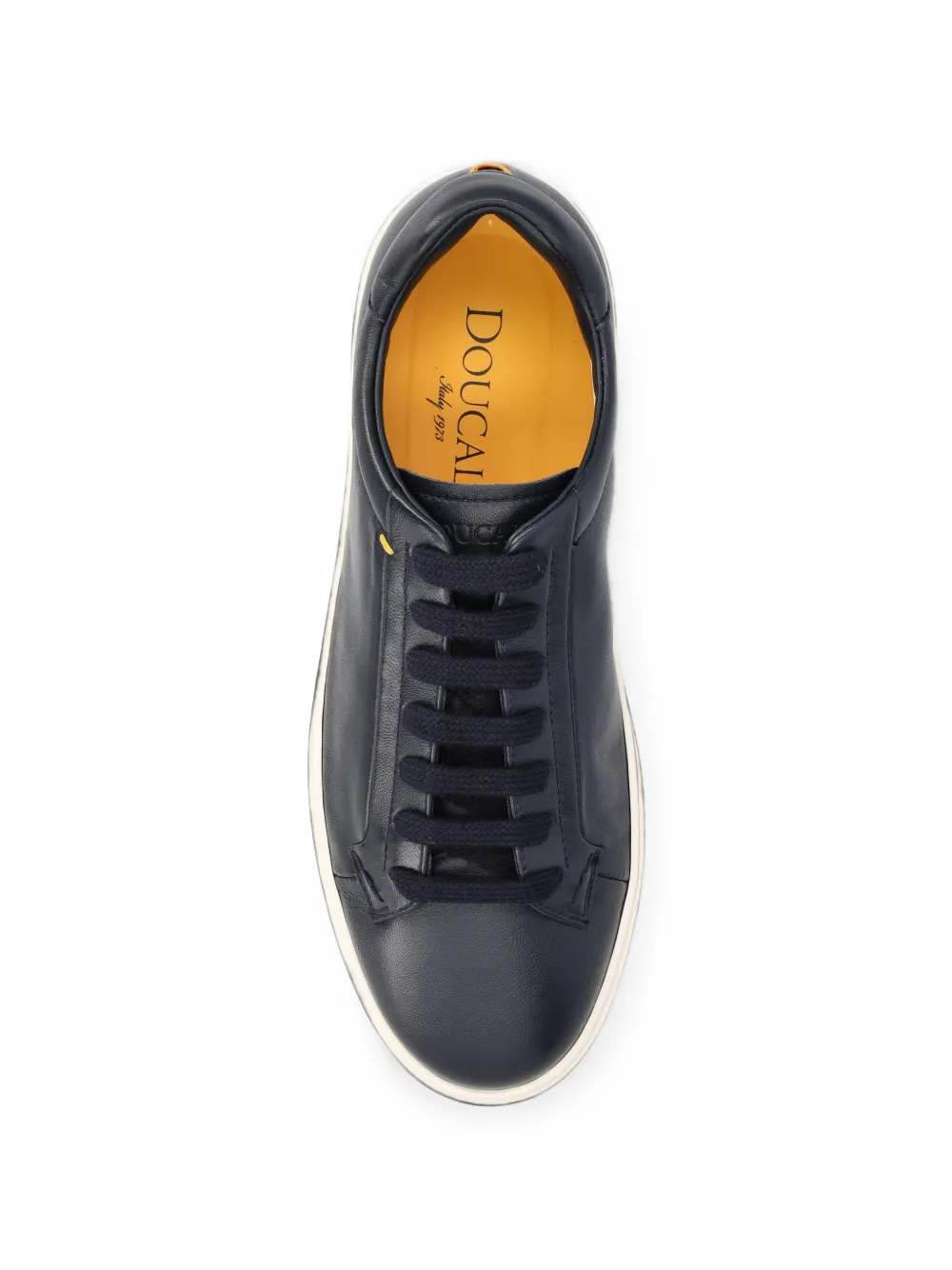 Doucal's logo-debossed sneakers Blauw