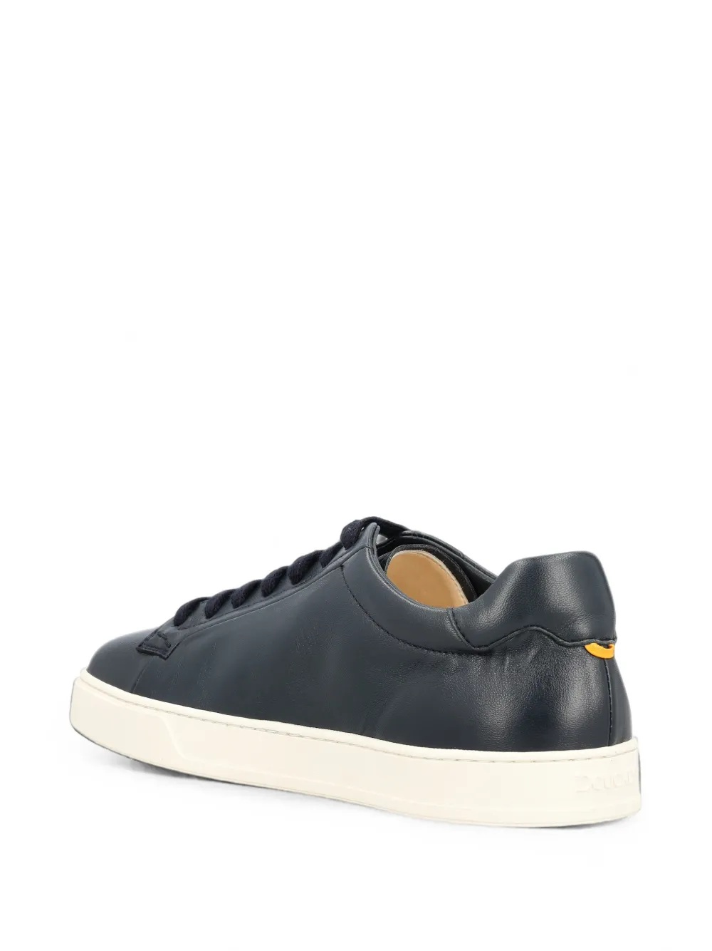Doucal's logo-debossed sneakers Blauw