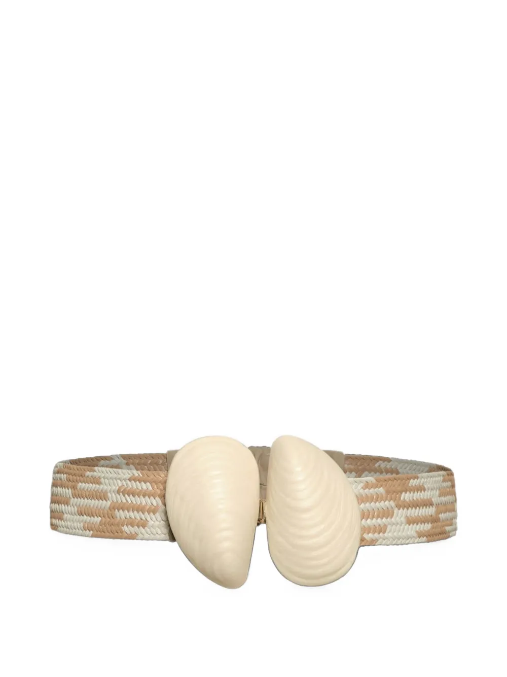 Johanna Ortiz Echoes Of The Frontier shell-detail belt - Toni neutri