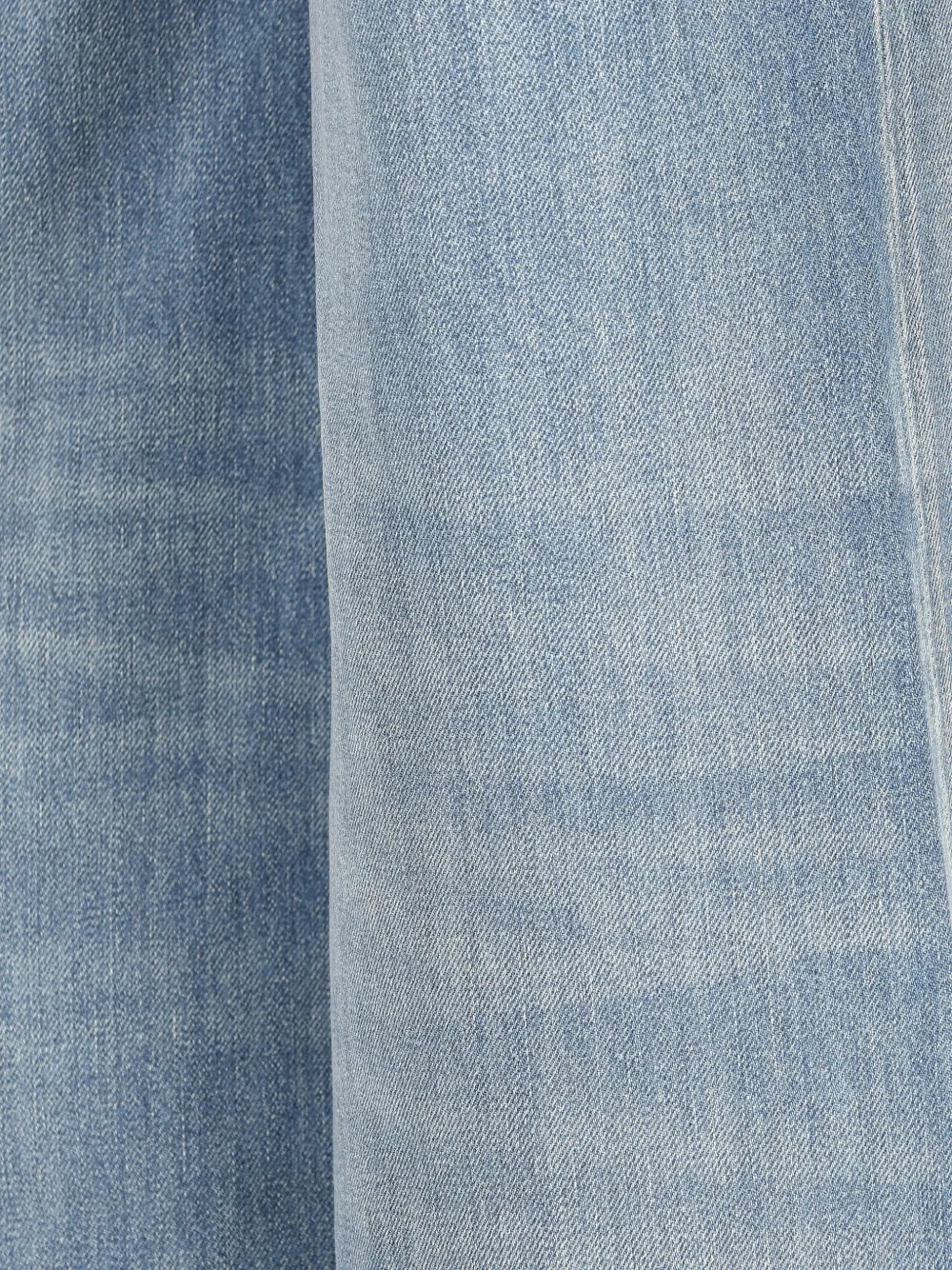 Chloé High-waist denim jeans met wijde pijpen Blauw