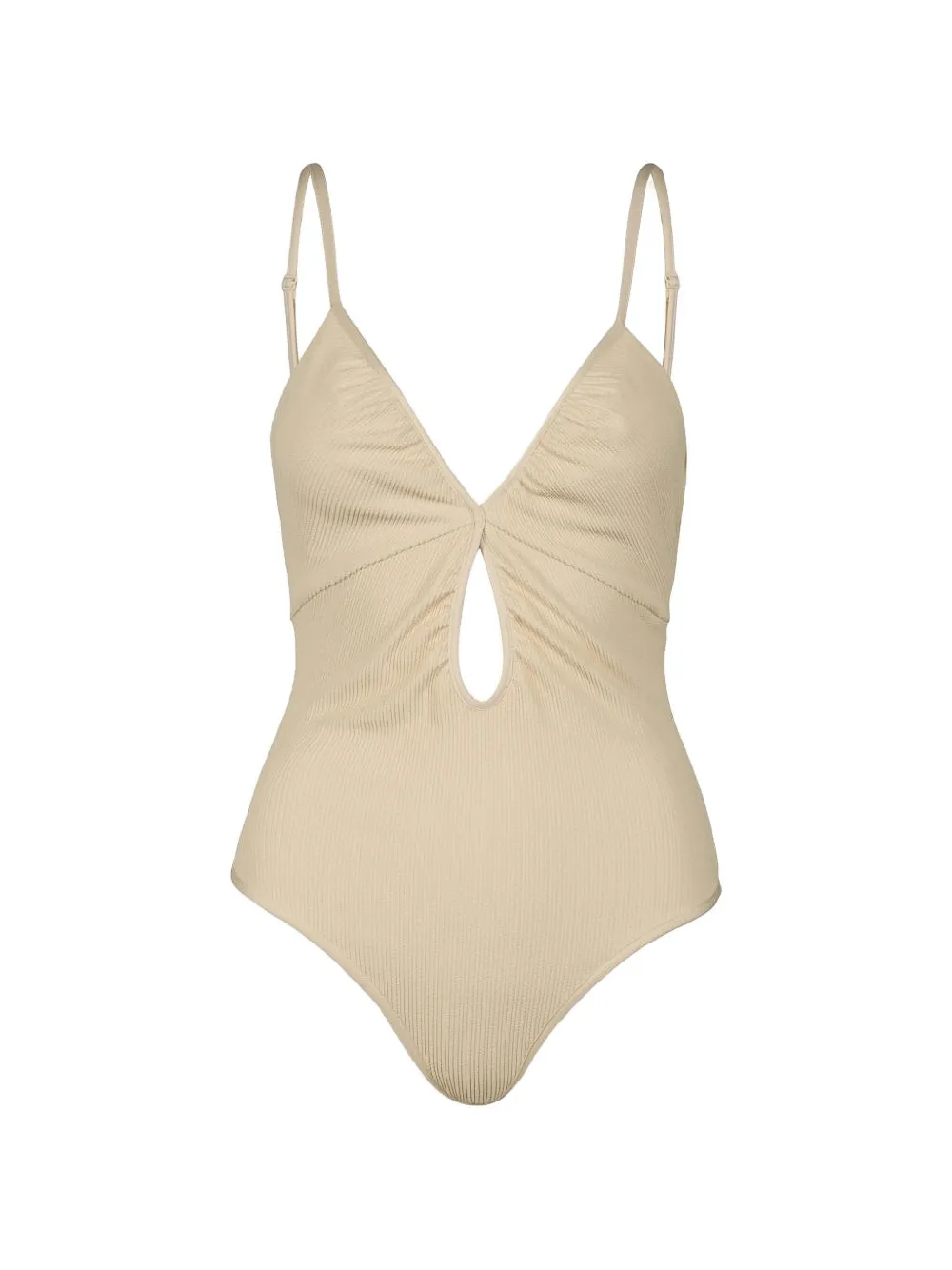 Johanna Ortiz Sundown Dust cut-out swimsuit - Toni neutri