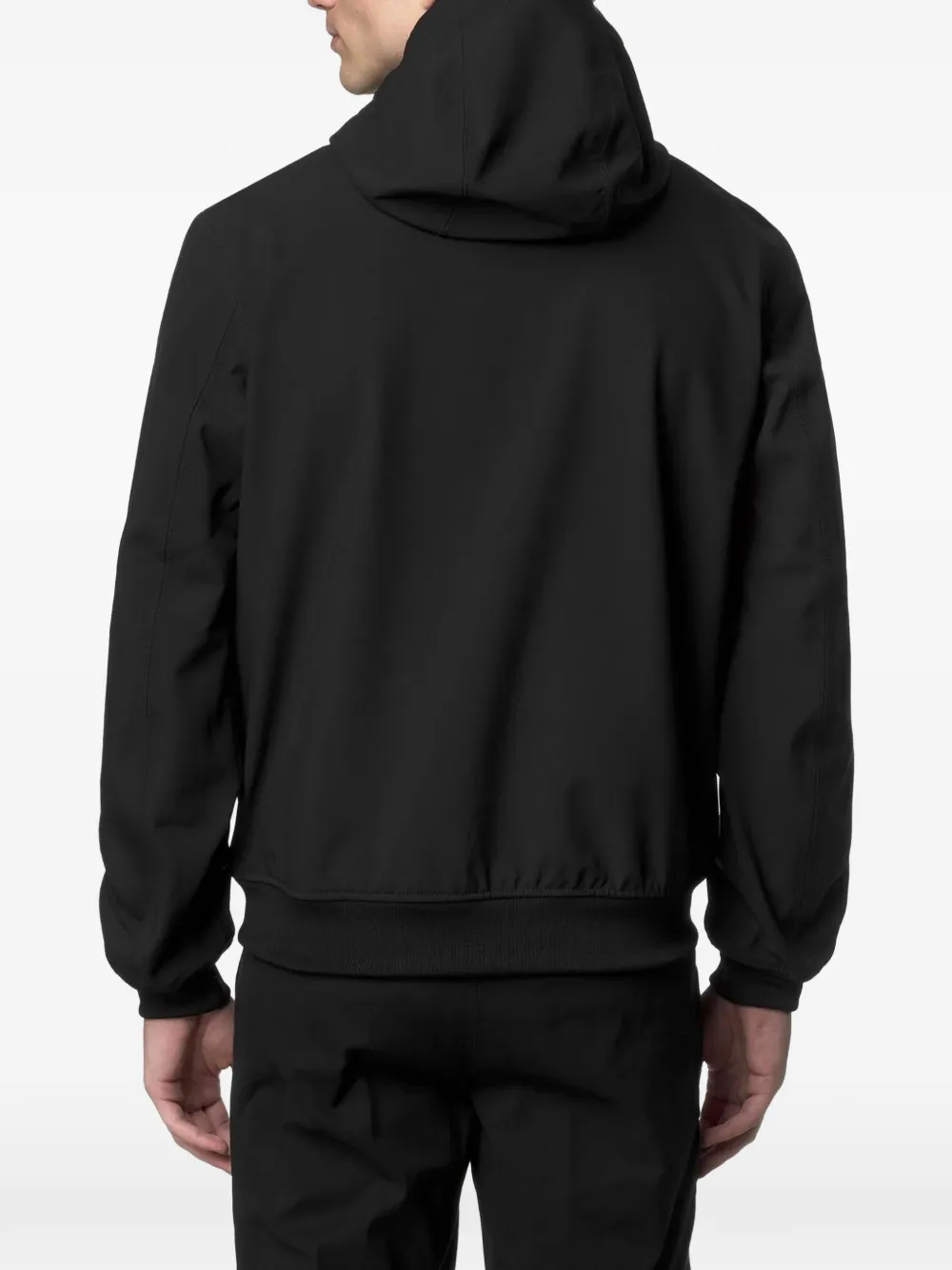 K-Way Joachim Bonded jack met capuchon Zwart
