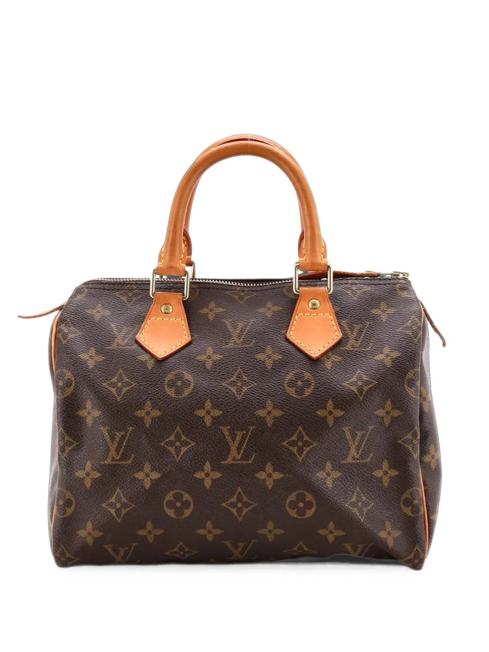 Louis Vuitton Pre-Owned Speedy MonogrammCanvas-Satchel-Tasche 25cm - Braun