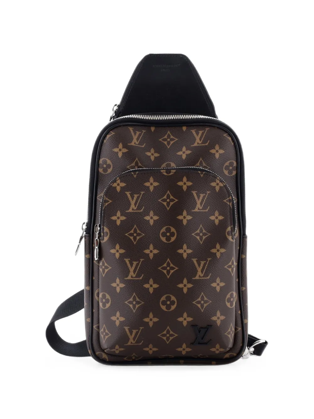 Louis Vuitton Pre-Owned Avenue Sling Bag NM Macassar Monogram Canvas crossbody bag - Braun